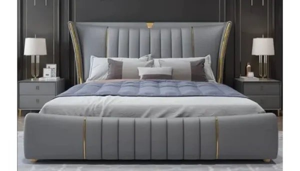 Premium Quality Bed | Gray color